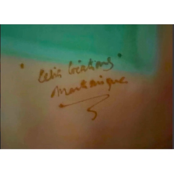 🆕 Handmade silk knee-lenght beach or casual dress / vintage / Martinique artist - Picture 7 of 10